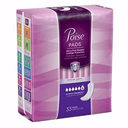 Picture of KIMBERLY-CLARK POISE® PADS Poise Pads, Ultimate, 33/Pk, 4 Pk/Cs (40 Cs/Plt)