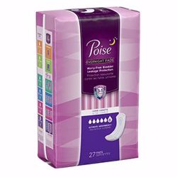 Picture of KIMBERLY-CLARK POISE® PADS Poise Pads, Ultimate, Long, 27/Pk, 4 Pk/Cs (48 Cs/Plt)