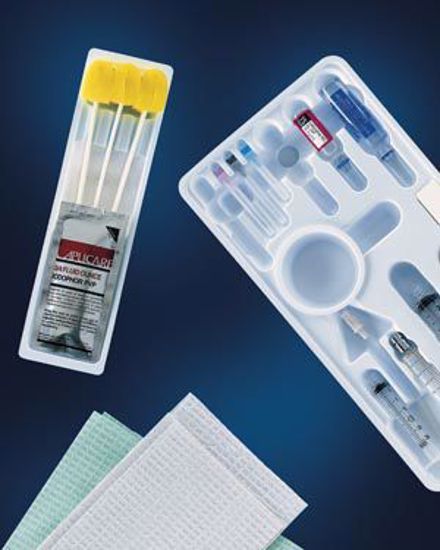 Picture of AVANOS UNIVERSAL BLOCK TRAY Tray Includes: Povidone Iodine Swabs, 25G X 1½" Needle, 24" X 24" CSR Wrap, 18G X 1½" Needle, 3Cc Plastic Syringe, 10Cc Plastic Syringe, 17" X 19" White Towel, 22" X 28" Drape Fenestrated, 4" X 4" Gauze Pad, Needle Stick Pad, 20/Cs