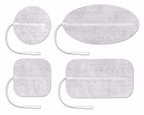 Picture of AXELGAARD VALUTRODE® CLOTH ELECTRODES Valutrode Cloth Electrode, White Fabric Top, 2" X 2" Square, 4/Pk, 10 Pk/Bg, 1 Bg/Cs (090158)