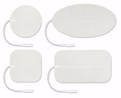 Picture of AXELGAARD VALUTRODE® FOAM ELECTRODES Valutrode Foam Electrode, White Foam Top, 3" X 5" Rectangle, 2/Pk, 10 Pk/Bg, 1 Bg/Cs (090170)