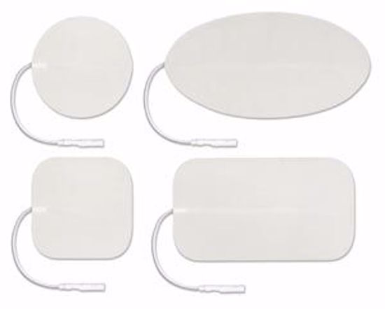 Picture of AXELGAARD VALUTRODE® FOAM ELECTRODES Valutrode Foam Electrode, White Foam Top, 3" X 5" Rectangle, 2/Pk, 10 Pk/Bg, 1 Bg/Cs (090170)