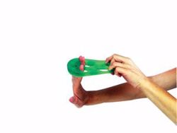 Picture of HYGENIC/THERA-BAND HAND X-TRAINERS Hand X-Trainer, Green, Beginner, Individually Packed, Exercise Illustrations Included, 12 Ea/Cs (022933) (US Only)