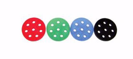 Picture of HYGENIC/THERA-BAND HAND X-TRAINERS Hand X-Trainer, Set-1 Red, 1 Green, 1 Blue, 1 Black, Individually Packed, Exercise Illustrations Included, 4 Ea/Cs (022936) (US Only)