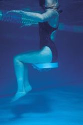 Picture of HYGENIC/THERA-BAND AQUATIC PRODUCTS Closed Chain Buoyancy Disk With Foot Straps, Aquatic Products Supplied Individually, 6 Ea/Cs (040011) (US Only)