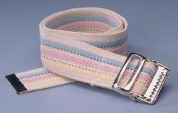 Picture of KINSMAN COLOR CODED GAIT BELTS WITH METAL BUCKLE Gait Belt, #1 Stripe, 2" X 54" (DROP SHIP ONLY) (027470)