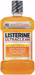 Picture of J&J LISTERINE® Mouthwash, Listerine Ultraclean™, Fresh Citrus, 1.5L Bottle, 6/Cs