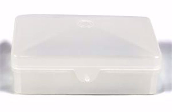 Picture of DUKAL DAWNMIST SOAP Soap Box, Plastic With Hinged Lid, Clear, Holds Up To #5 Bar, 1/Pk, 100/Cs