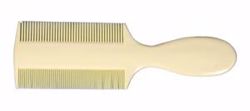 Picture of DUKAL DAWNMIST COMB & BRUSH Baby Comb, Ivory, 2-Sided, 12/Bg, 72 Bg/Cs