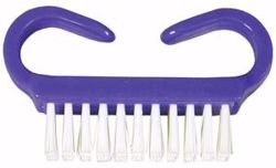Picture of DUKAL DAWNMIST NAIL CARE Nail Brush, Purple Handle, White Nylon Bristles, 50/Bx