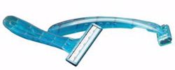 Picture of DUKAL DAWNMIST RAZORS Triple Play® Razor, 3 Micro Edge Blades, Lubricating Strip, Pivoting Head, Teal, Clear Plastic Guard, 10/Bx, 50 Bx/Cs