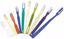 Picture of DUKAL DAWNMIST TOOTHBRUSH Toothbrush, 46 Tuft, Translucent Green Handle, Rounded White Nylon Bristles, 144/Bx, 10 Bx/Cs