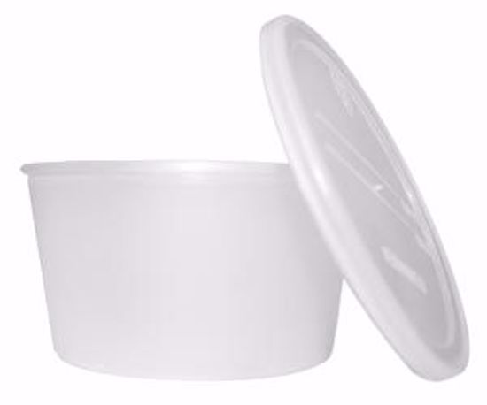 Picture of DUKAL DAWNMIST DENTURE CARE Denture Cups,  W/ Caps, Translucent In Color, 250/Cs