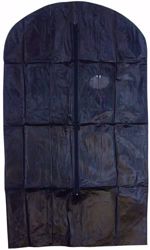 Picture of DUKAL DAWNMIST SPECIALITY BAGS Garment Bag, Black Vinyl With Zipper, 24" X 42", 100/Cs