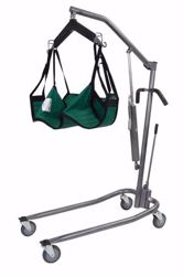 Picture of DRIVE MEDICAL HYDRAULIC PATIENT LIFT Standard Hydraulic Patient Lift With 6-Point Cradle & Silver Vein (DROP SHIP ONLY)