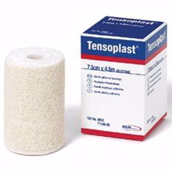 Picture of BSN MEDICAL TENSOPLAST® ELASTIC ADHESIVE BANDAGES Elastic Adhesive Bandage, 1" X 5 Yds, White, 1 Rl/Bx, 36 Bx/Cs (020566)