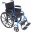Picture of WHEELCHAIR BLUESTREAK FLIP DSK ARM W/ELEV FT REST 16