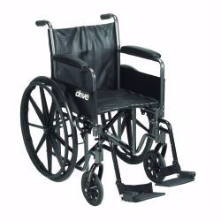 Picture of WHEELCHAIR SILVER SPORT 2 DUAL AXLE PADDED ARMS SWFT 20
