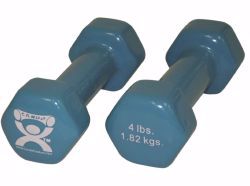 Picture of DUMBBELL HAND IRON VINYL LTBLU 4LB