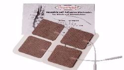 Picture of ELECTRODETENS FLEX-PLUS TAN CLOTH GEL ADH 2"X2" (4/PK)