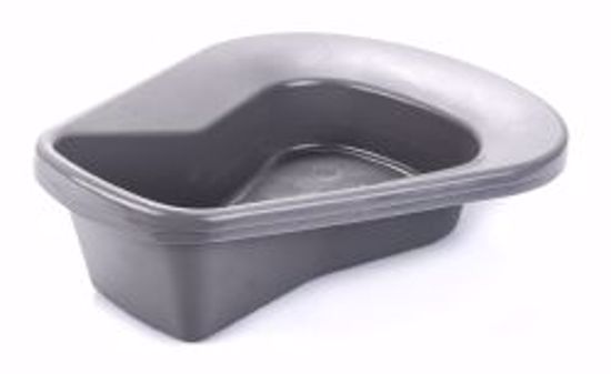 Picture of BEDPAN STACKABLE GRAPHITE 55OZ (50/CS)