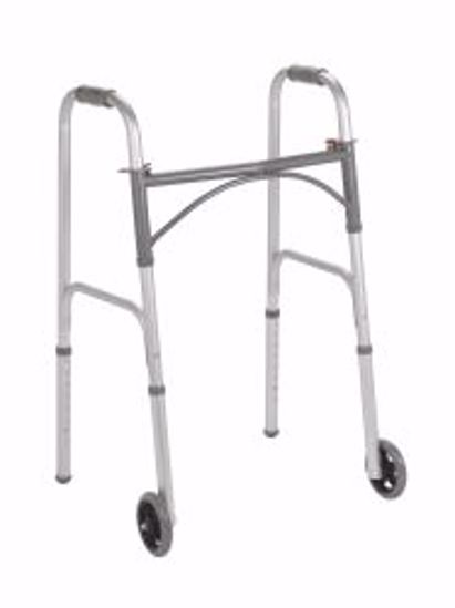Picture of WALKER FOLDING JR STEEL 2BUTTON W/5" WHEELS (4/CS)