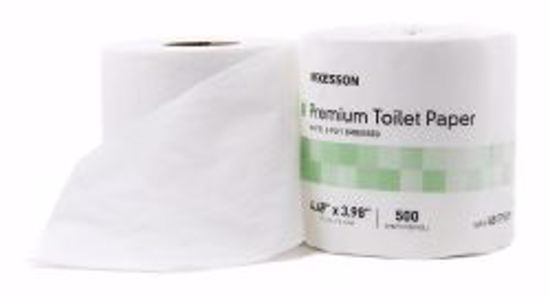 Picture of TISSUE TOILET PREM WHT 2PLY (500SHEETS/RL 80RL/CS)