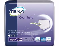 Picture of UNDERWEAR TENA PROT OVRNIGHT W-SHAPE HI-ABSRB MED (14/BG 4B