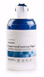 Picture of WIPE SANITIZING HAND CANSTR 6.0"X7.5" (135/CN 12CN/CS)