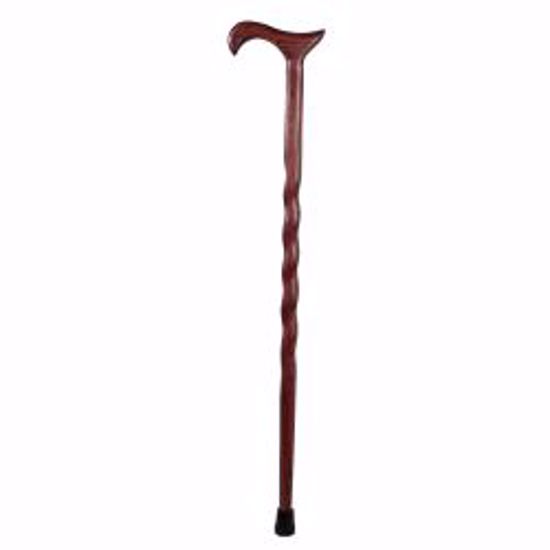 Picture of CANE WOOD DERBY HANDLE TWISTED OAK RED 34