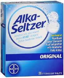 Picture of ALKA SELTZER TAB EFF 324MG (36/BT)