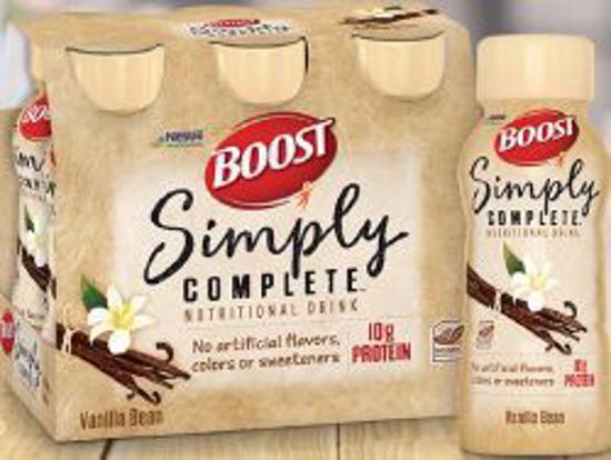 Picture of BOOST SIMPLY COMPLETE VANILLA8OZ (6/PK 4PK/CS)