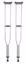 Picture of CRUTCH ALUM PSH-BTN ADJ TALL ADLT 350LB (8PR/CS)