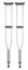 Picture of CRUTCH ALUMINIUM QUICK ADJ TALL ADLT 350LB (8PR/CS)