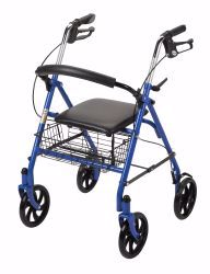 Picture of WALKER ROLLATOR DURA FOLDING STEEL W/7.5" WHLS BLU 300LB