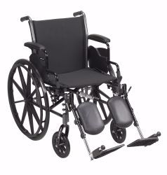 Picture of WHEELCHAIR LTWT DDA ELR 18" 300LBS