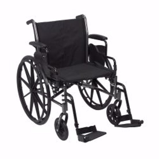 Picture of WHEELCHAIR LTWT DDA SF 20" 300LBS