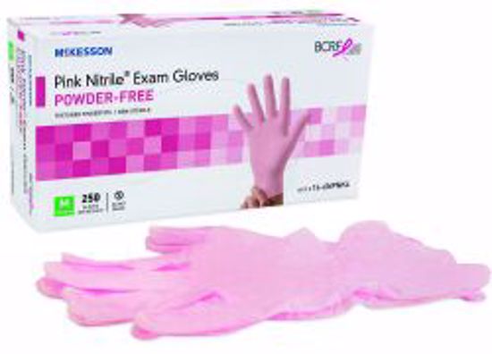 Picture of GLOVE EXAM NITRL PF 3.0 PNK SM (250/BX 10BX/CS)