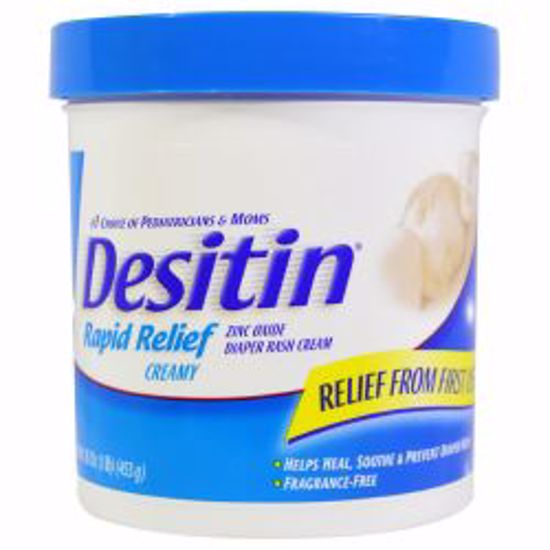 Picture of DESITIN OINT RAPID RELIEF PARABAN/FRAG FREE 1LB JAR (12/CS)