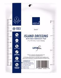 Picture of DRESSING ISLND W/NON-ADH PAD STR LF 2"X2.75" (50/CT 10CT/CS