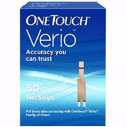Picture of TEST STRIP BLD GLUC ONETOUCH VERIO (50/BX 24BX/CS)