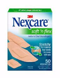 Picture of BANDAGE ADH NEXCARE SOFT N FLEX 2"X4" (8/BX 24BX/CS)