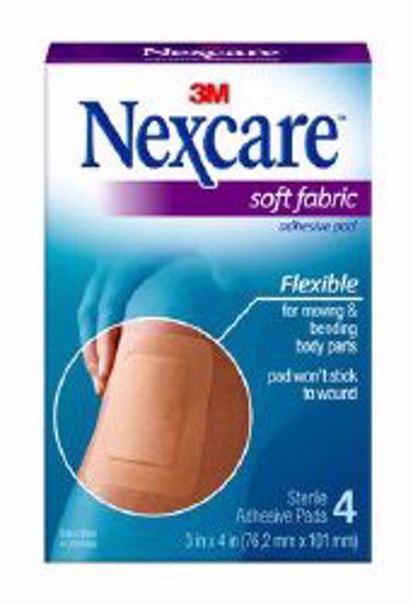 Picture of PAD ADH NEXCARE SOFT FABRIC 3"X4" (4/PK 12PK/BX)