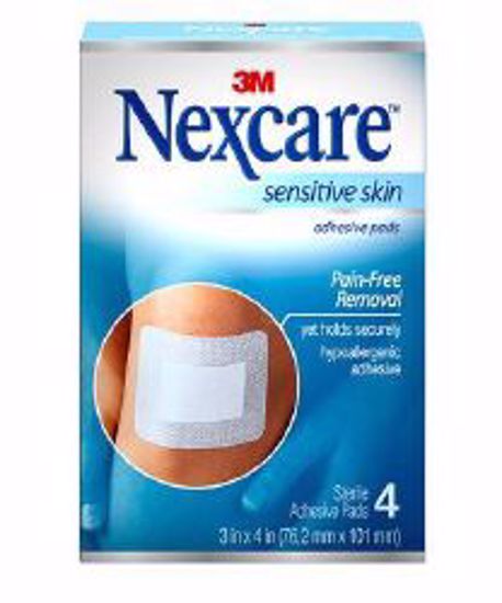 Picture of BANDAGE ADH NEXCARE SENSITIVESKIN 3"X4" (12/BX)