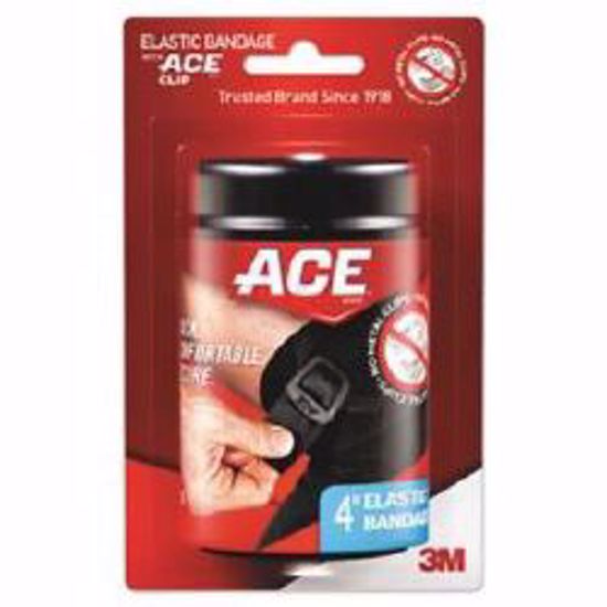 Picture of BANDAGE ELAS ACE 4" BLK W/CLIP (72/BX)