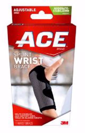 Picture of WRIST BRACE SPLINT ACE ADJ REVERSIBLE ONE-SIZE (12/BX)
