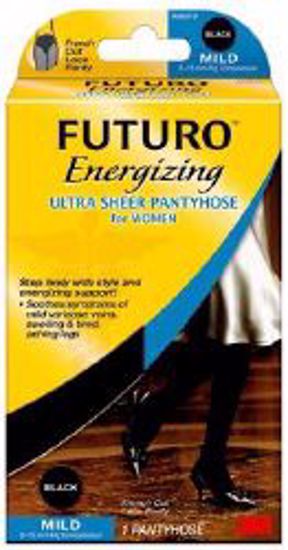 Picture of PANTYHOSE ENERGIZING ULTRA SHEER FRENH CUT BLK MED (12PR/BX