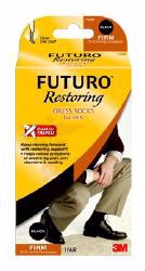 Picture of SOCK COMPRESSION FUTURO DRESSMENS BLK MED (12PR/BX)
