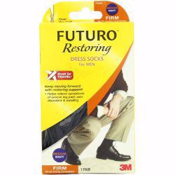Picture of SOCKS DRESS COMPRSN FUTURO RESTORING BRN MENS LG (12PR/BX)
