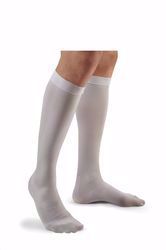 Picture of STOCKING ANTI-EMBOLISM KNEE CLOSED-TOE WHT MED REG (6PR/CS)
